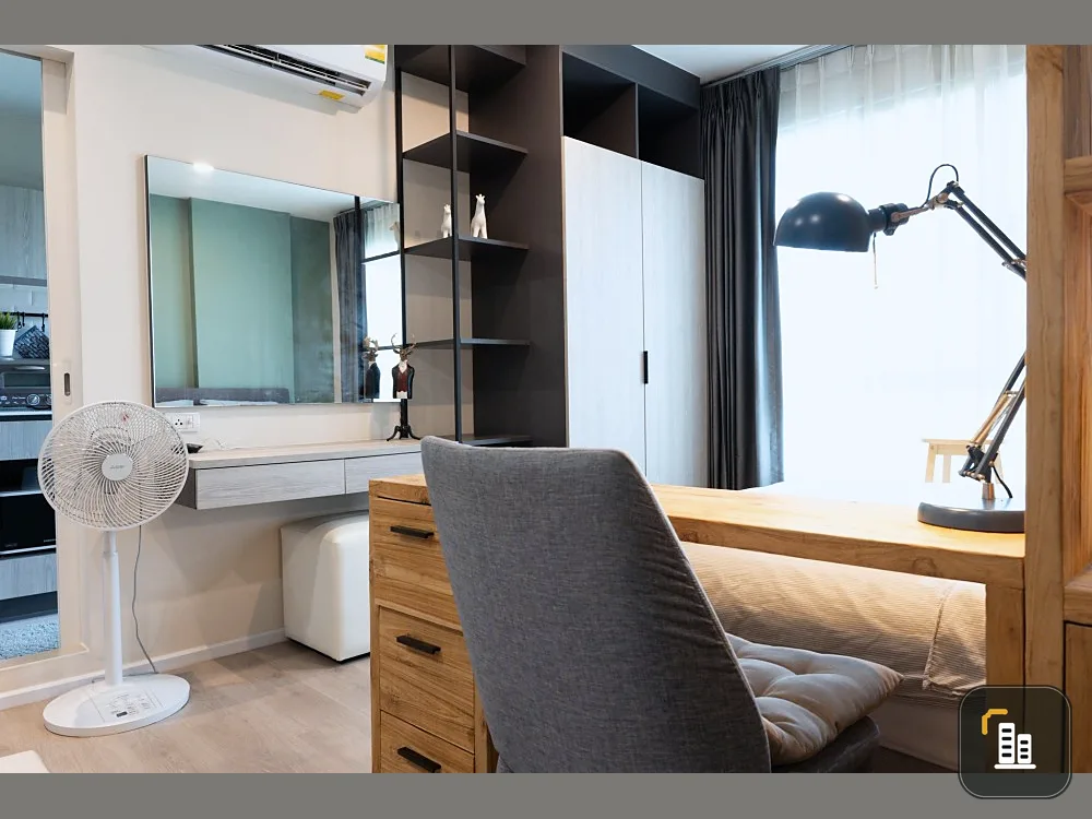 For sale: D Condo Campus Dome Rangsit, Phase 3, Building B, 5th floor, fully furnished, beautiful room, hurry and reserve now.