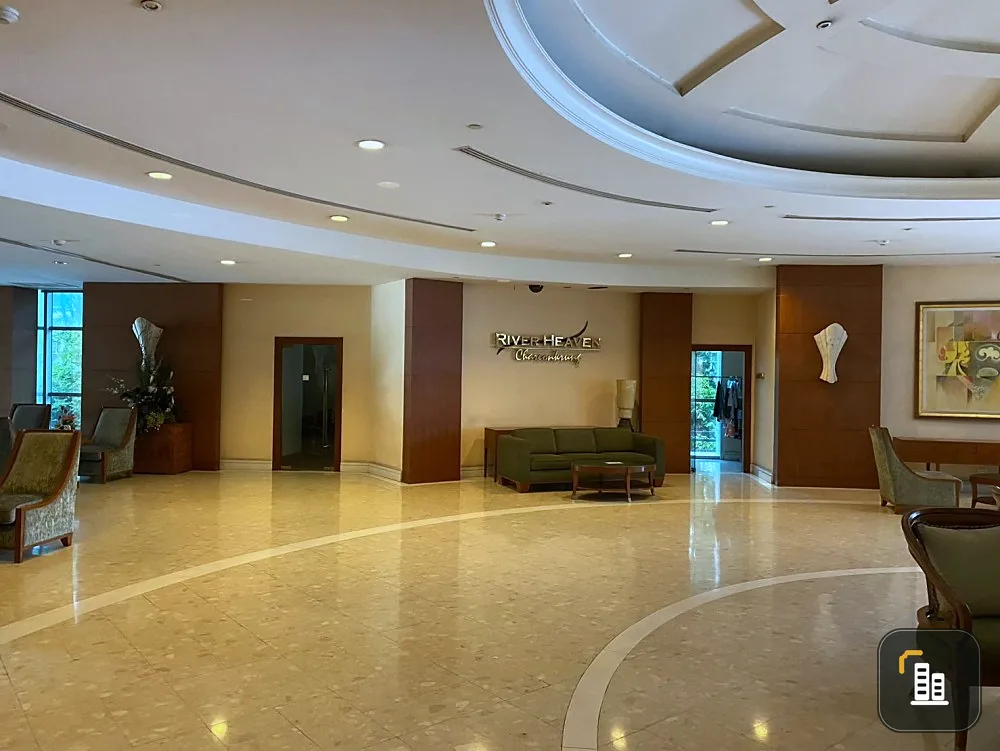 Condo for rent, River Haven (Charoen Krung 76/1), 2 bedrooms, 2 bathrooms, large size, city view, hurry and reserve now.
