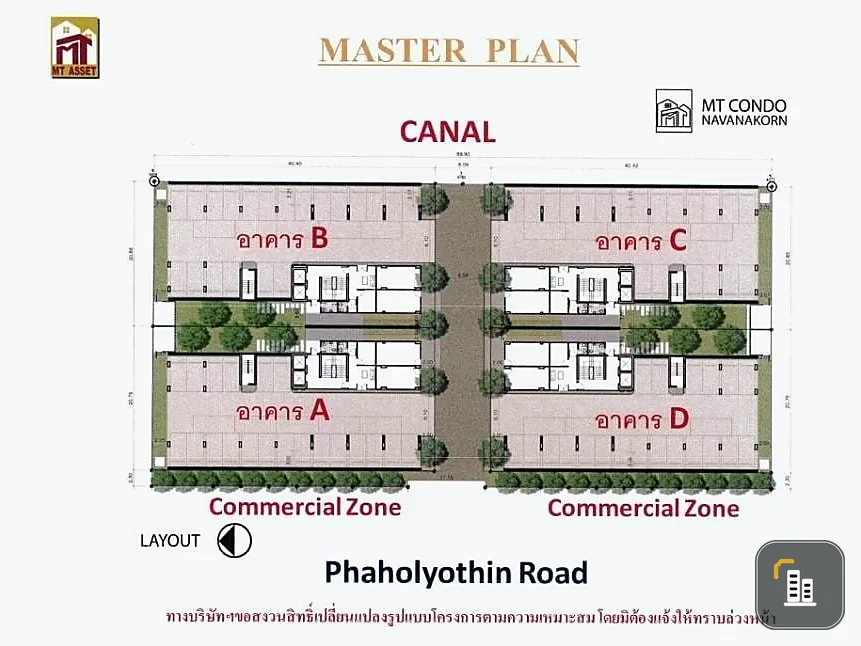 Condo for sale, MT Prestige Phahon Yothin, complete with furniture + electrical appliances. The room is not exposed to sunlight. Hurry and reserve now