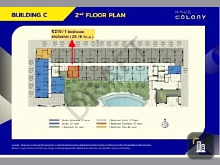 Selling down payment, Cave Town Colony, Building C, 2nd floor, pool view, good room, great location. Let me tell you, you shouldn't miss it. Buy now.