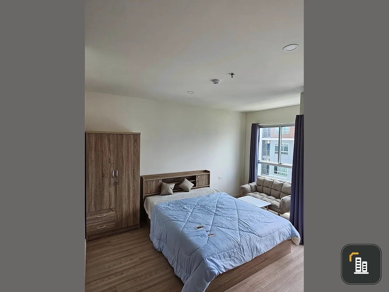 For sale, for rent!! Condo Lumpini Place Chaengwattana-Pak Kret Station, fully furnished, just carry your bags and move in!!