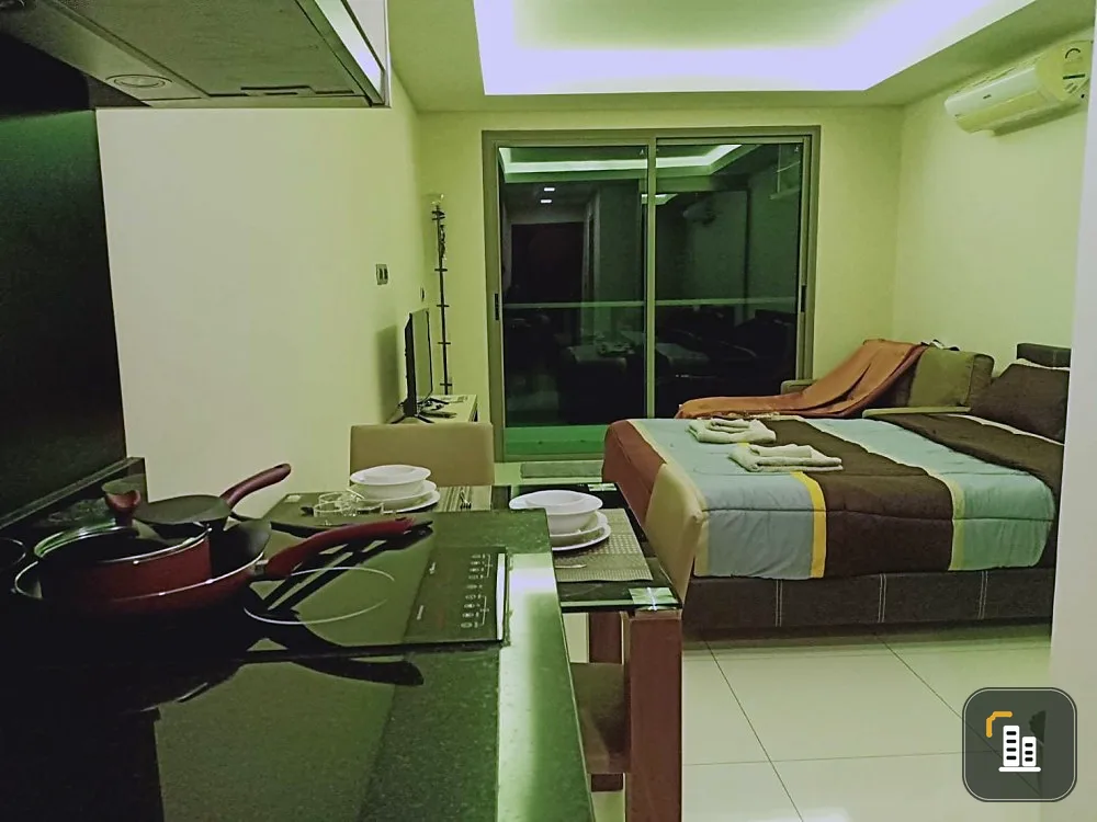 For sale and rent, Laguna Beach Resort, Jomtien (Jomtien), room ready to move in. Good electrical appliances. Book now.