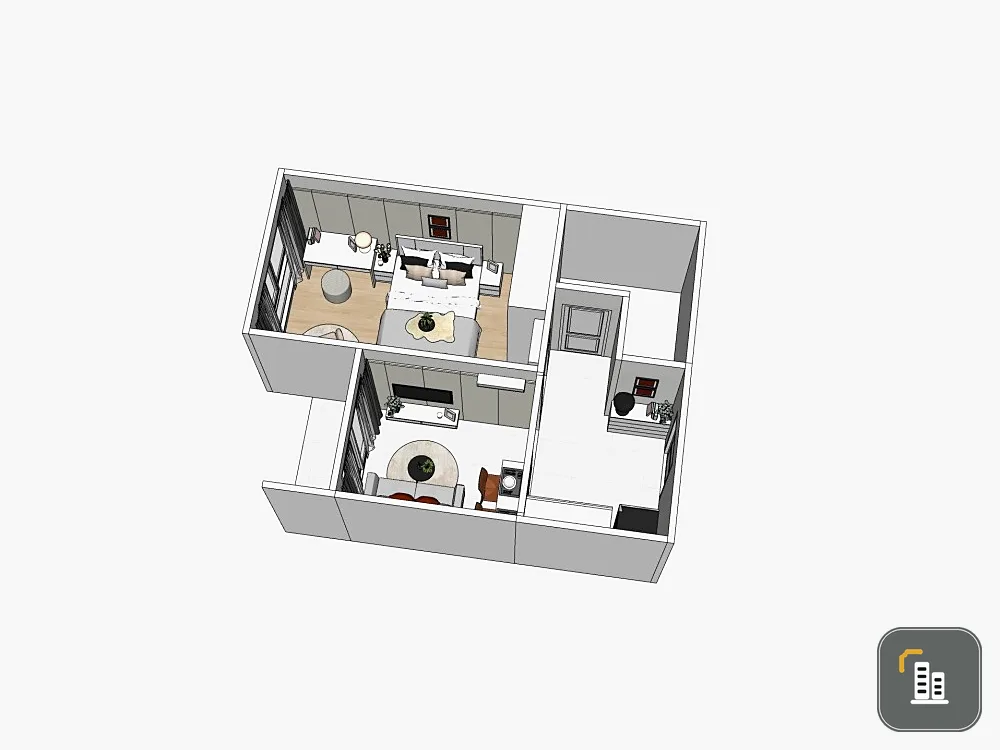 Condo for sale at City Sukhumvit 101/1, nice built-in room. Premium grade furniture Don't just look and reserve now.