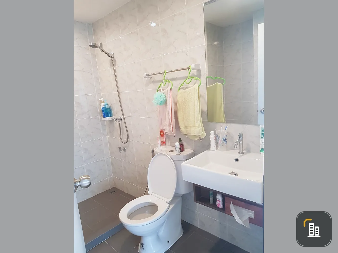 For rent, Grene Condo, Don Mueang, Songprapa, nice room, fully decorated, ready to move in.
