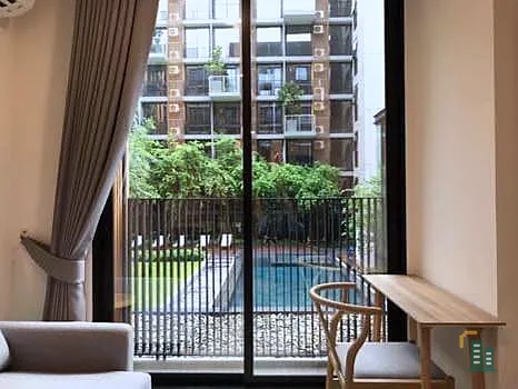For sale or rent: Noble Ambience Sukhumvit 42, fully decorated room, very livable, fully furnished, no waiting, reserve now.