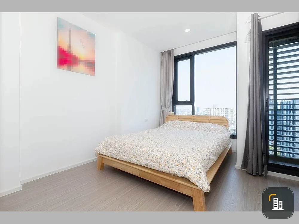 Urgent sale!! Condo Denim Chatuchak, 20th floor, Building A, decorated in Muji style, very livable, fully furnished, ready to move in, don't miss out!