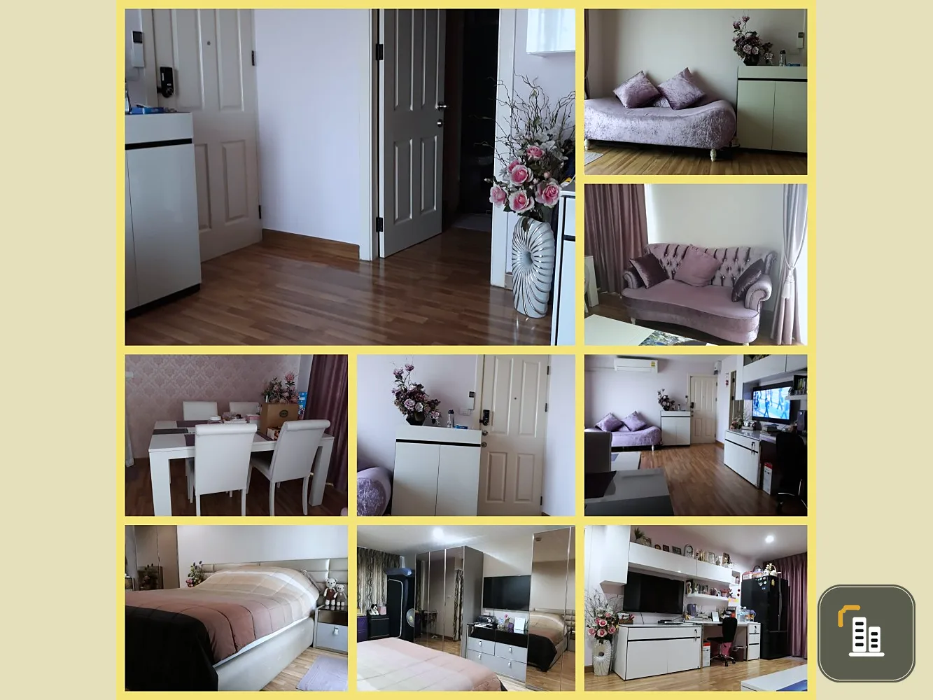 Condo for rent, Regent Home 15 Chaengwattana, spacious room. There is complete usable space here. Hurry and reserve now.