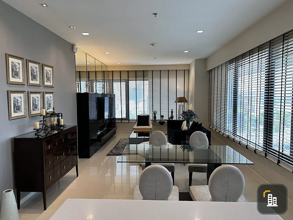 For rent, Amanta Lumpini, 2 bedrooms, decorated with built-ins. Fully furnished, ready to move in If interested, reserve now. Hurry.