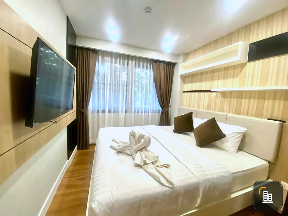 Dusit Grand Park (Jomtien) for rent, poolside, simple decorated room. Complete electrical appliances, don't miss it.