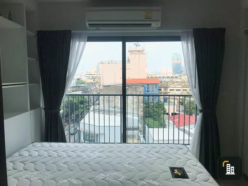 Quick sale! Fuse Miti Ratchada-Sutthisan, beautiful room, rim room, peaceful, more private than anyone. If you want to stay happy, book now.