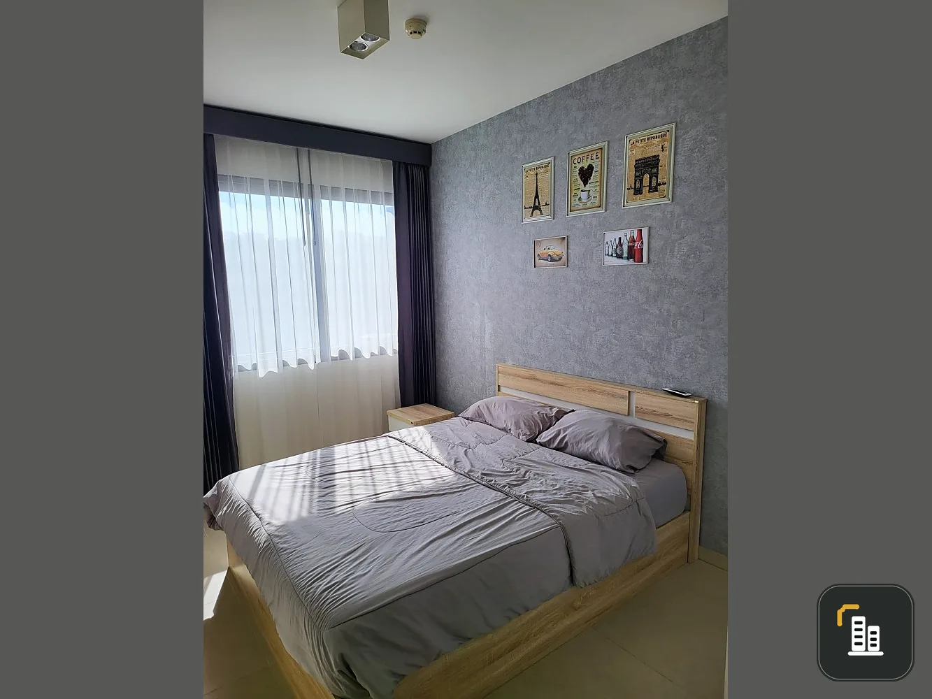 Condo for sale, Unixx South Pattaya (South Pattaya), decorated with wallpaper, good view, no buildings blocking it, don't miss it.