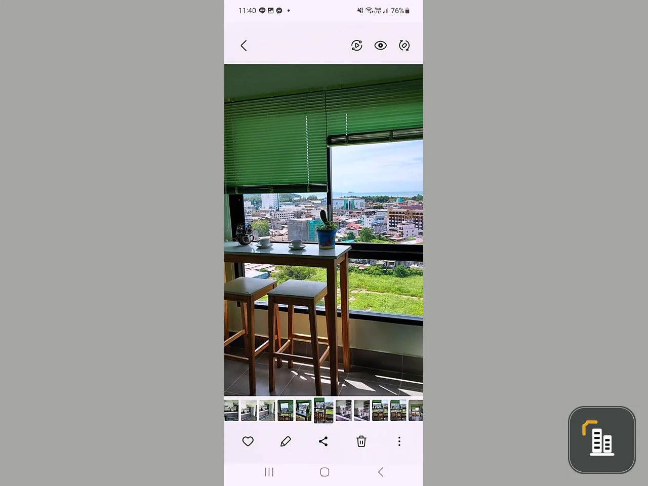 Condo for rent, Supalai Vista Sriracha-Laem Chabang Port Intersection. The room is divided into proportions. The view is very good. Hurry and reserve