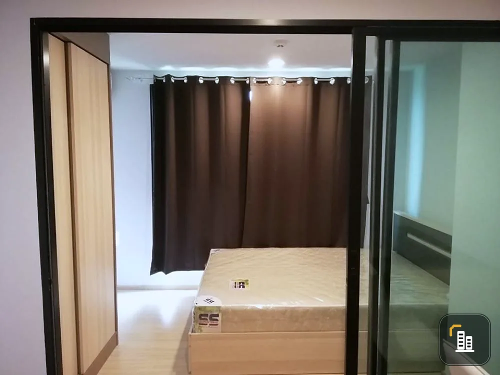 For sale, for rent, The Excel Khu Khot, 5th floor, corner room, fully furnished, partitioned room, ready to move in immediately. Book now, don't wait.