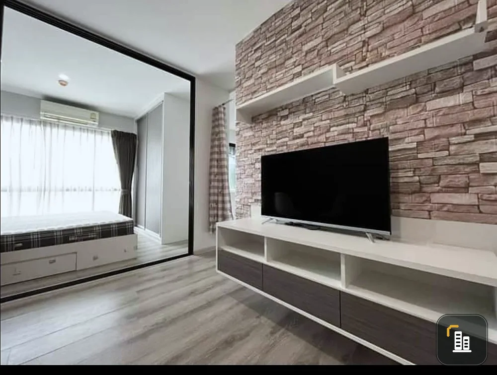 Condo for sale, Library House Charansanitwong 13, decorated with wallpaper, partitioned room, special price, reserve quickly.