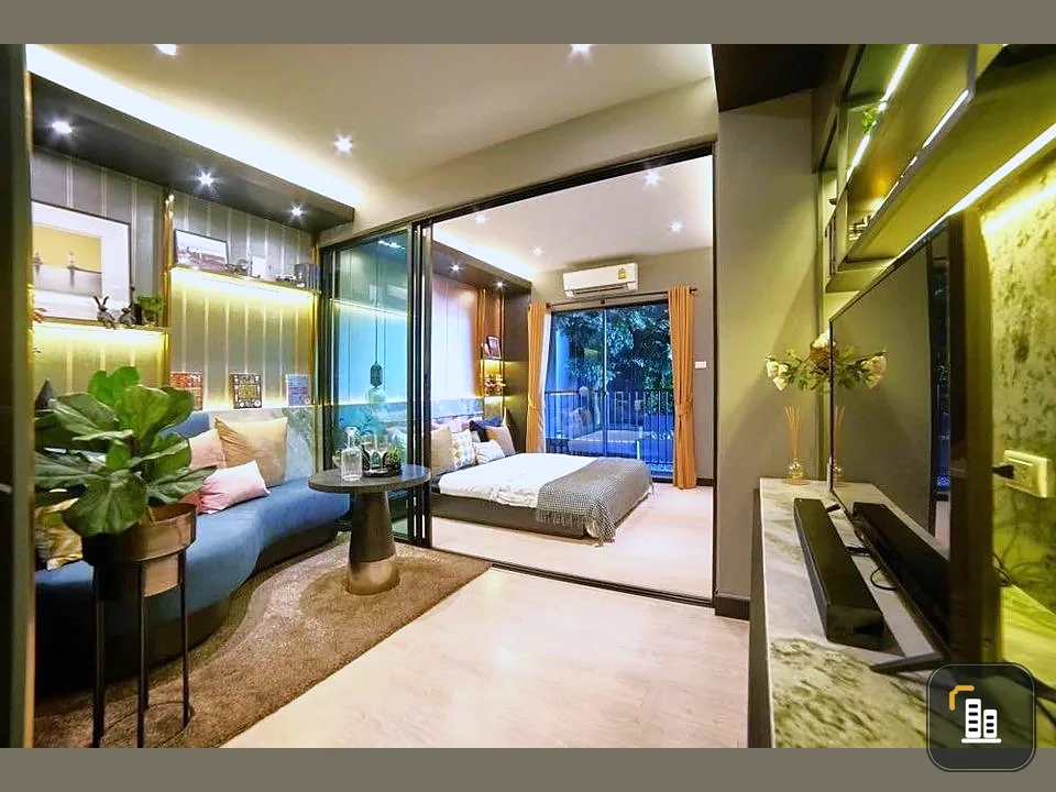 Selling down payment on Condo A Space Mega 2, north balcony, open view, built-in decoration. Let me tell you, you shouldn't miss it.
