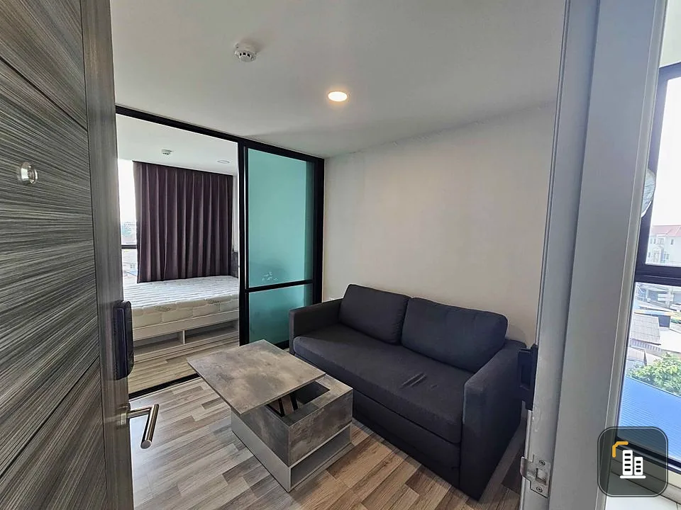 Condo for sale or rent, The Cube Premium Ramintra 34, decorated in white tones, friendly price, nice to live in. Don't wait.
