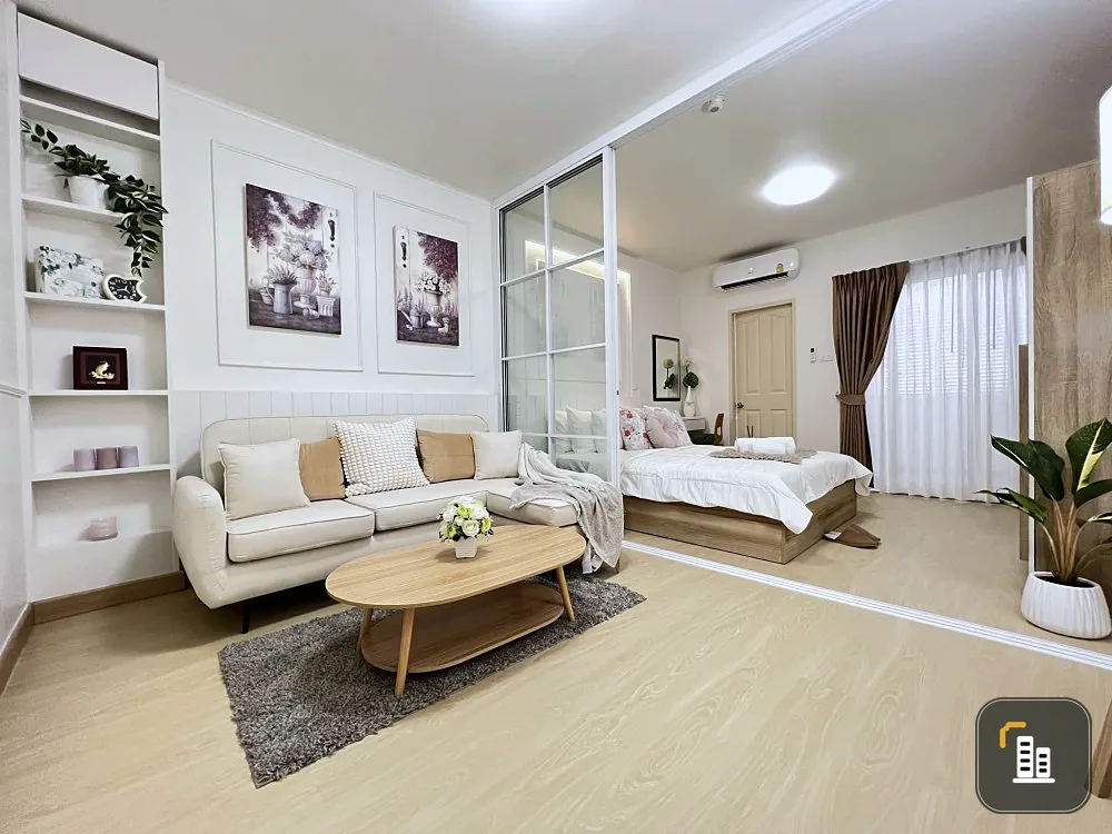 Condo for sale, City Home Ratchada-Pinklao, 8th floor, beautifully decorated room, luxurious, already comfortable. Can't reserve anymore.