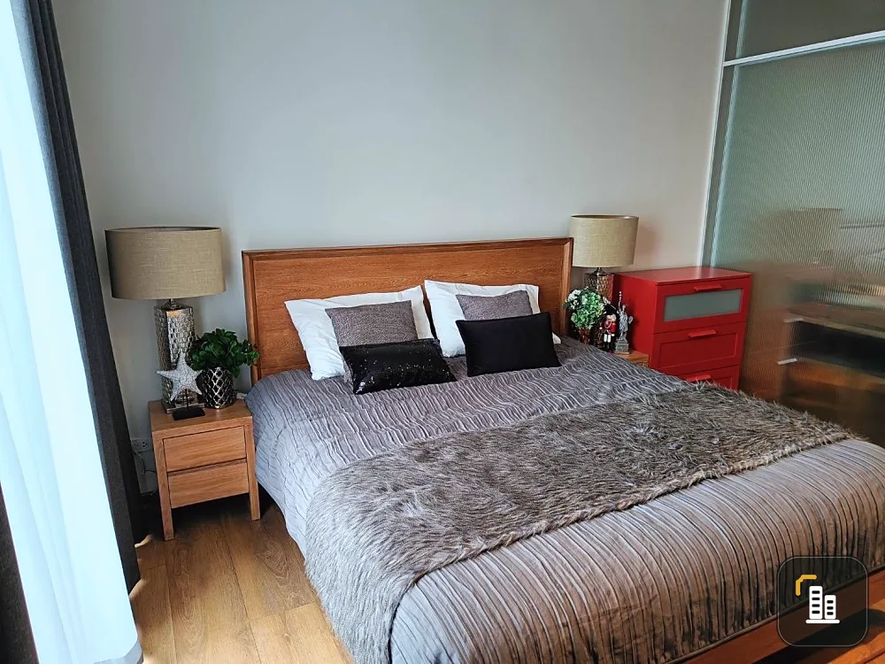 Condo for rent, Park 24 Origin Phrom Phong, beautiful room, fully decorated, complete with built-in furniture.