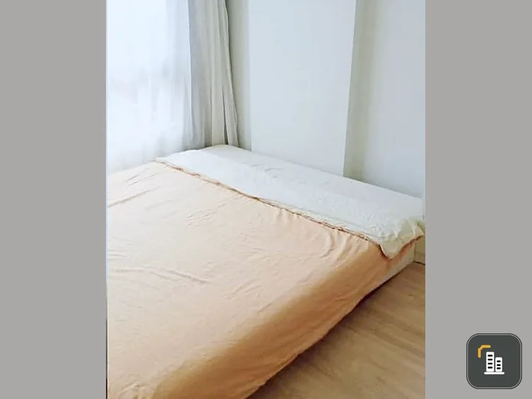 For sale and rent, Feel Condo Lat Phrao 33, room decorated in minimalist color tones, Mini Jai, decorated in cafe style. Good like this, don't miss it