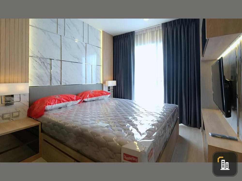 Condo for sale Rhythm Rangnam, 1 bed plus room, 21st floor, open view, luxuriously decorated, all built in.