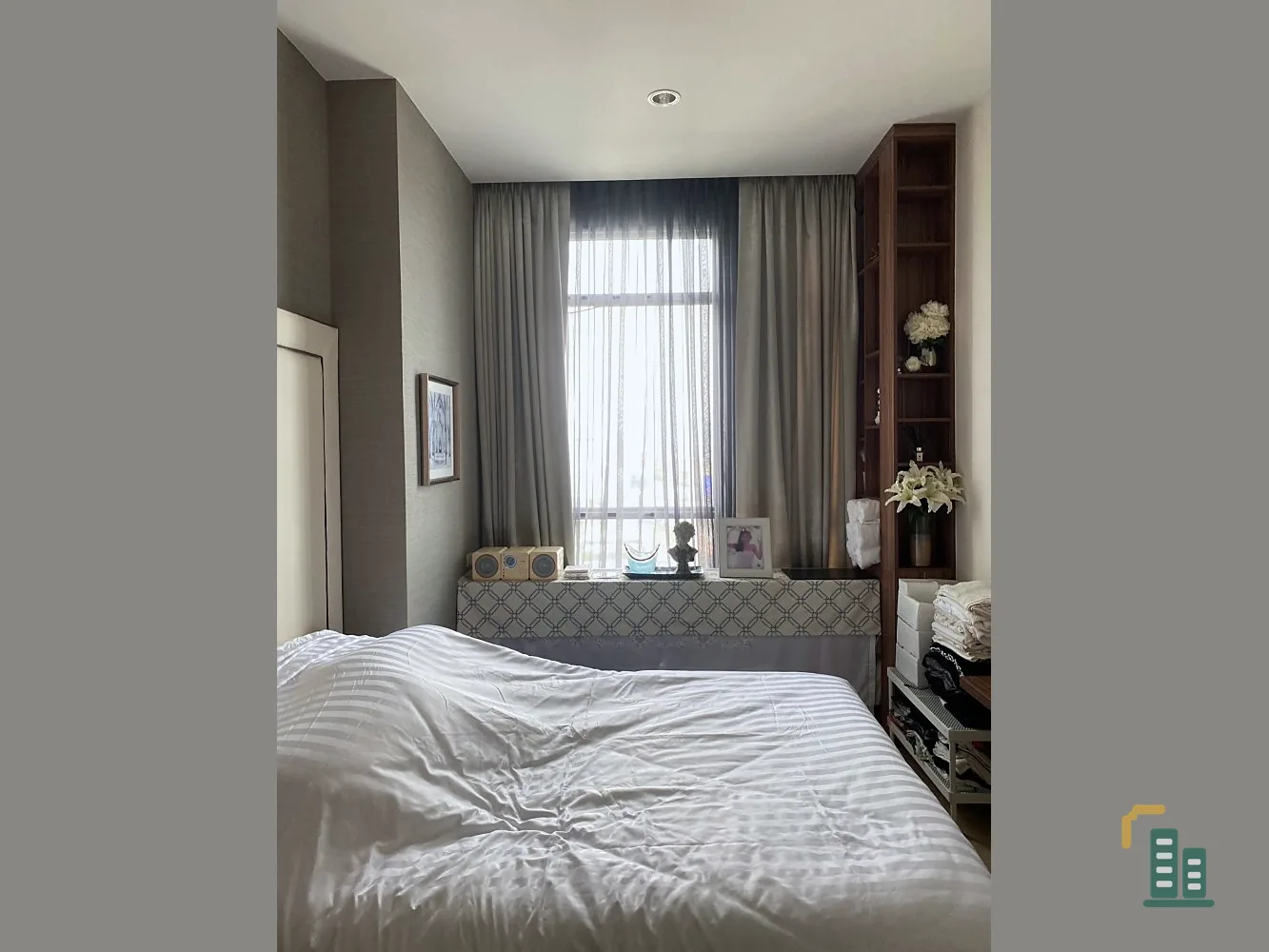 Condo for rent, The Capital Ekkamai-Thonglor, beautiful view, Phetchaburi view, fully furnished, book now.