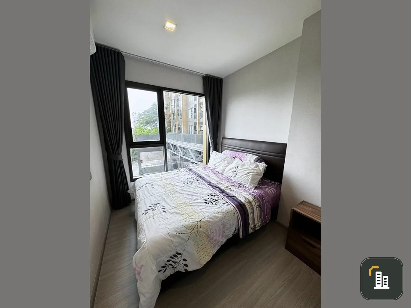 For rent!! Condo Life Sukhumvit 62, 5th floor, beautiful room, fully furnished. Ready to move in, don't miss it!!