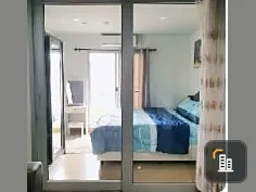 Condo for sale, Le Rich Ratchada, partitioned room is very private. Decorated, ready to move in, street view, reserve now.