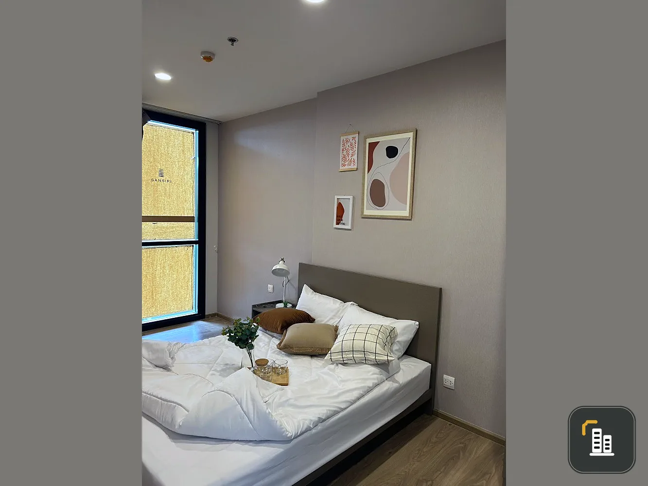 For rent!! Condo Oka House Sukhumvit 36, 34th floor, beautiful room, fully furnished, ready to move in, don't miss it!!