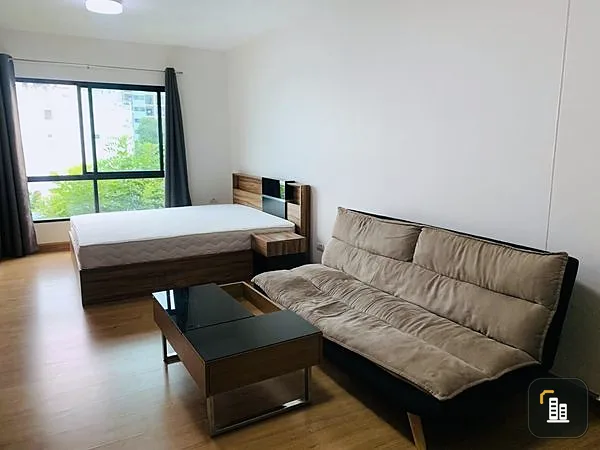 Condo for sale, Supalai City Resort, Bearing Station, studio room, 3rd floor, Building 2, fully furnished, don't miss it.