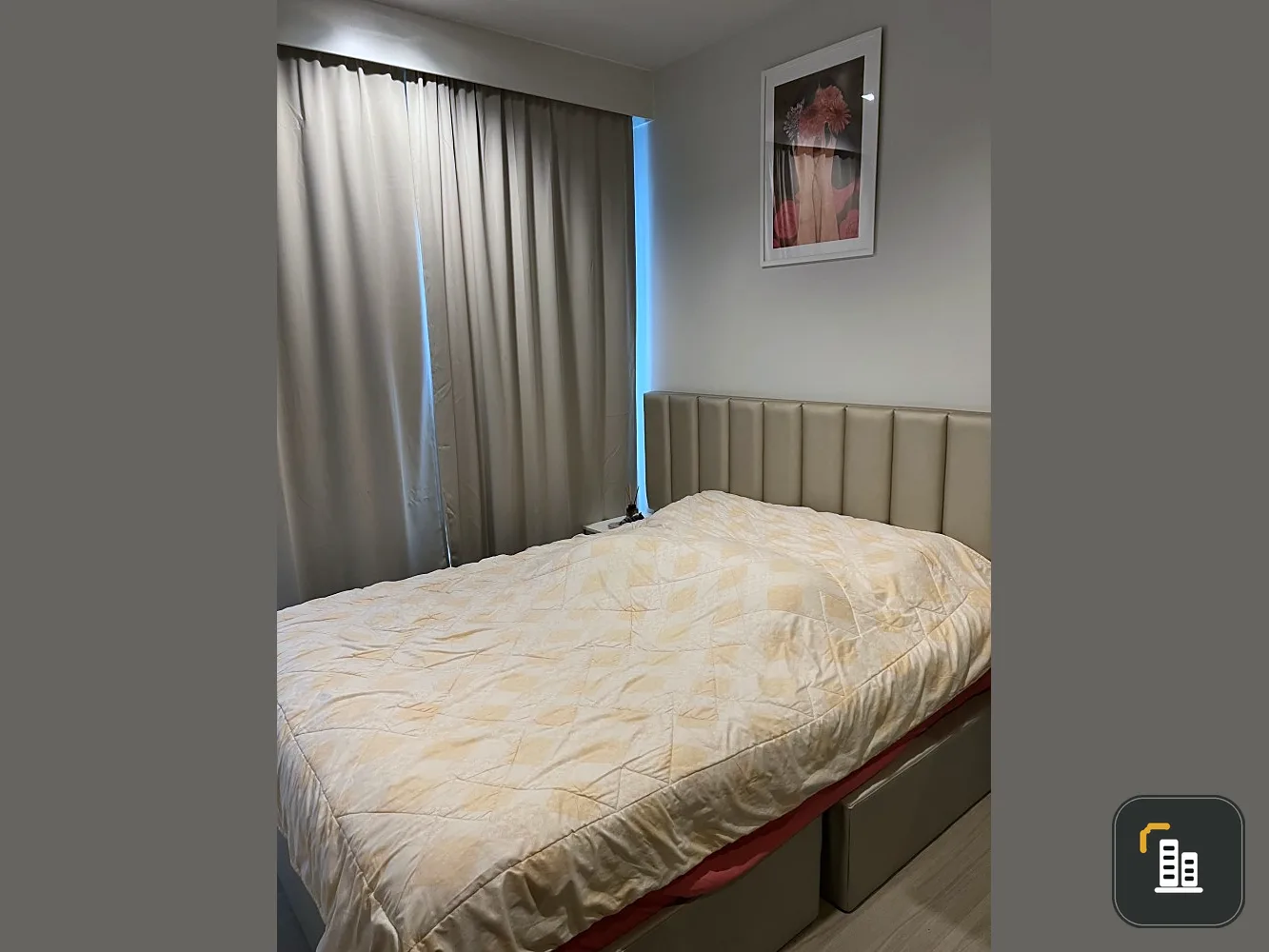For sale Life Asoke Rama 9 1 bed plus type, fully decorated with furniture, hurry to become the owner quickly.