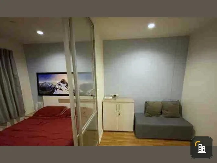 For sale: Lumpini Ville Nakhon In-River View, 25th floor, partitioned room, fully furnished, nice to live in. Book now, don't miss it.