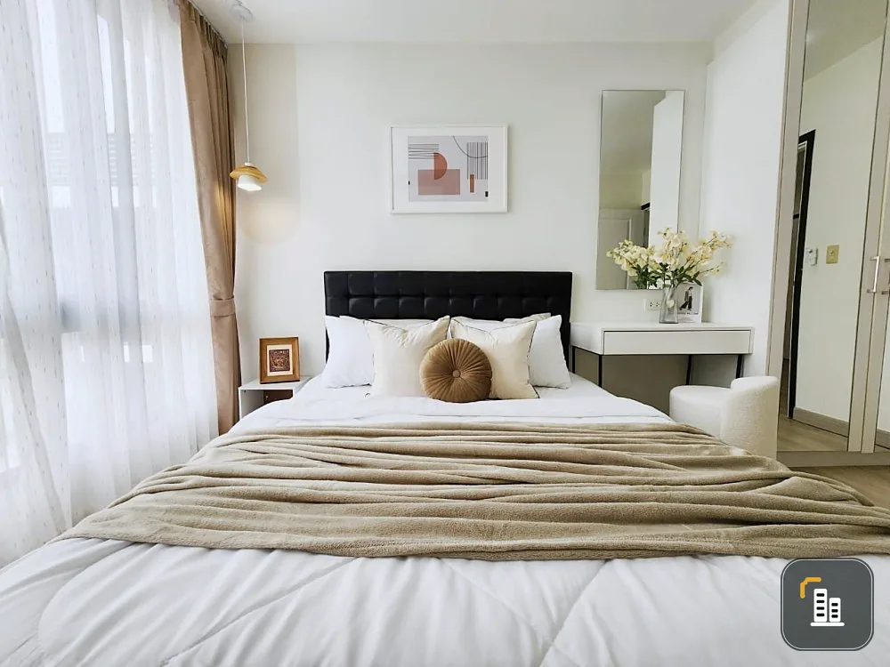 For sale: I Condo Sukhumvit 103, beautiful room, fully decorated, very livable, just come and move in, urgent.