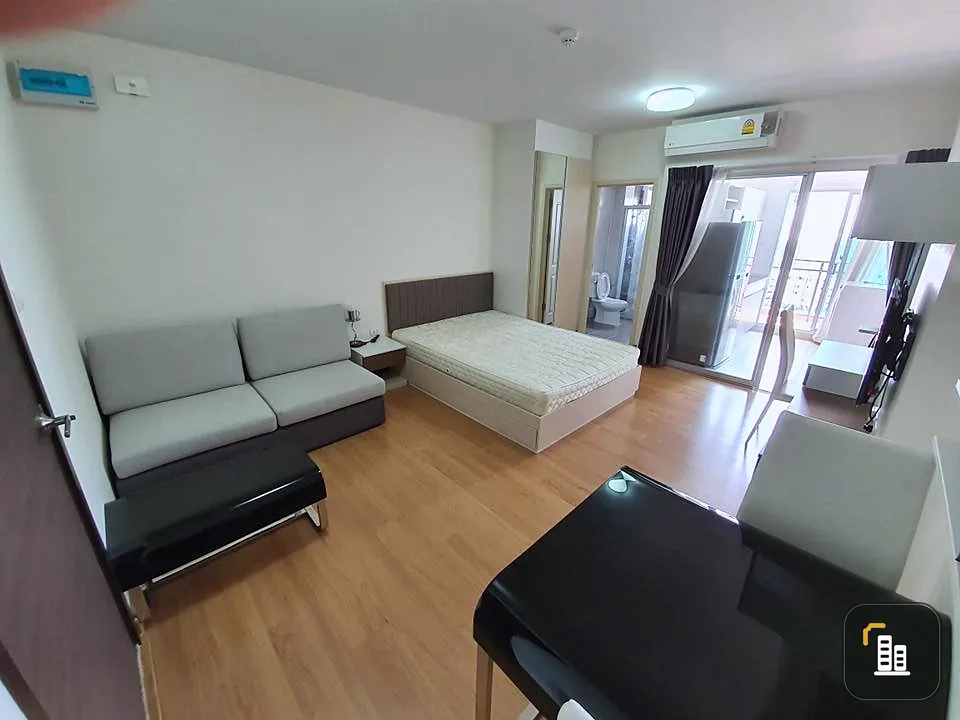 Condo for rent, Supalai Vista Sriracha-Laem Chabang Port Intersection, studio room, ready to move in. Complete facilities