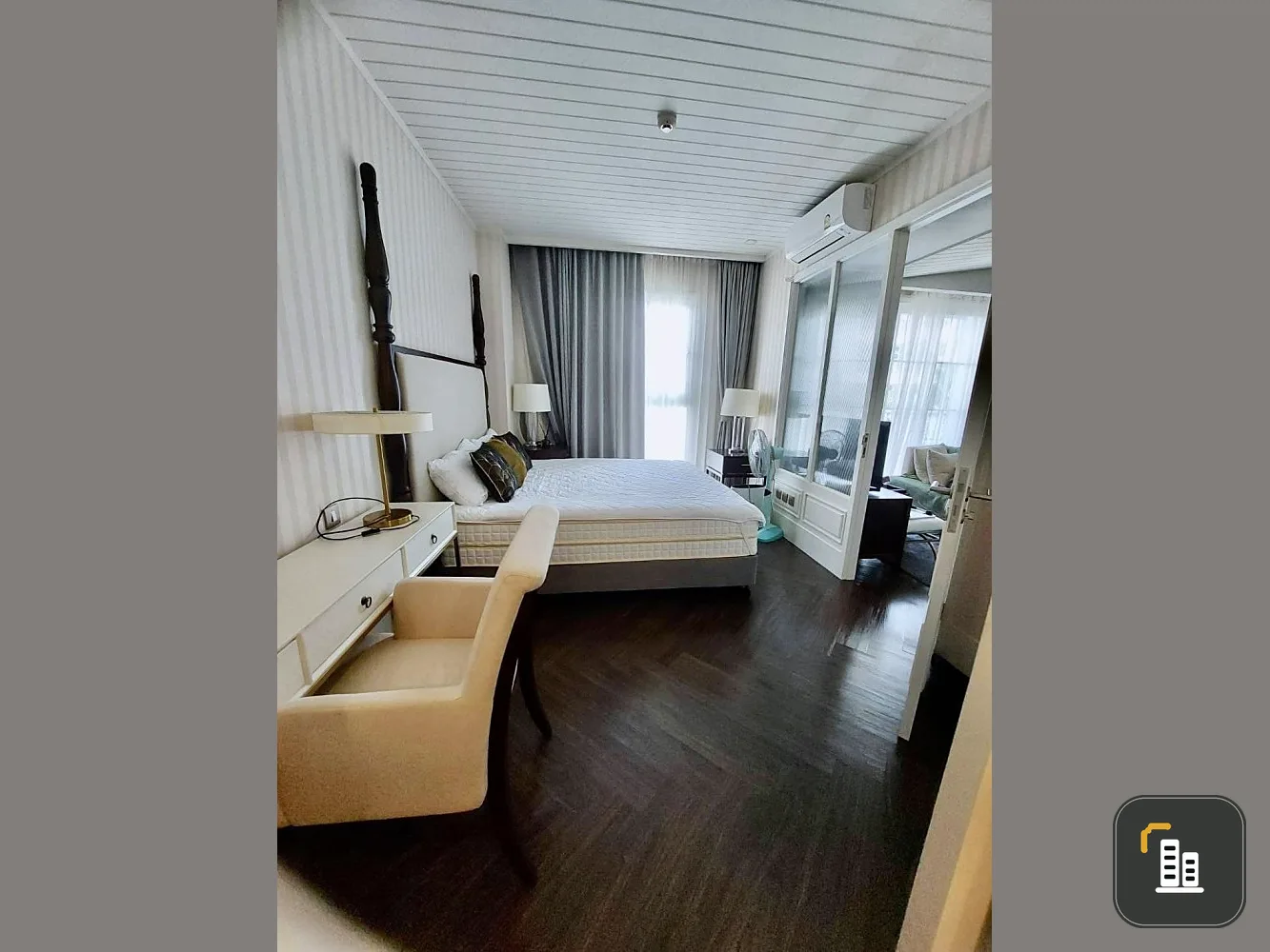 For rent, Grand Florida Beachfront Condo Resort Pattaya (Jomtien), awesome built-ins, corner room, pool view, book now.