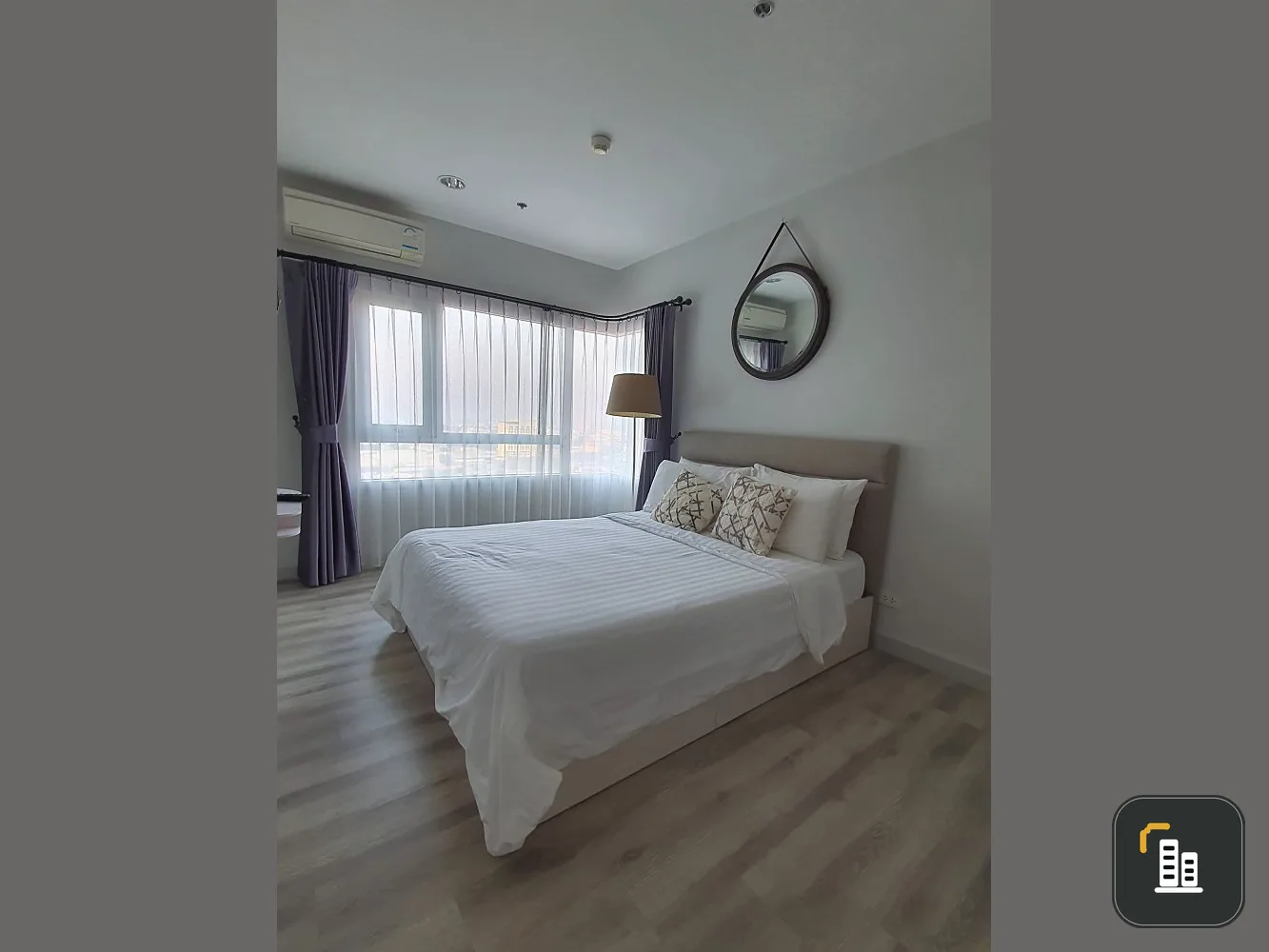 For Rent Centric Sea, 26th floor, nice room, good view, very good atmosphere, Fully Furnished Built in, hurry and reserve it.