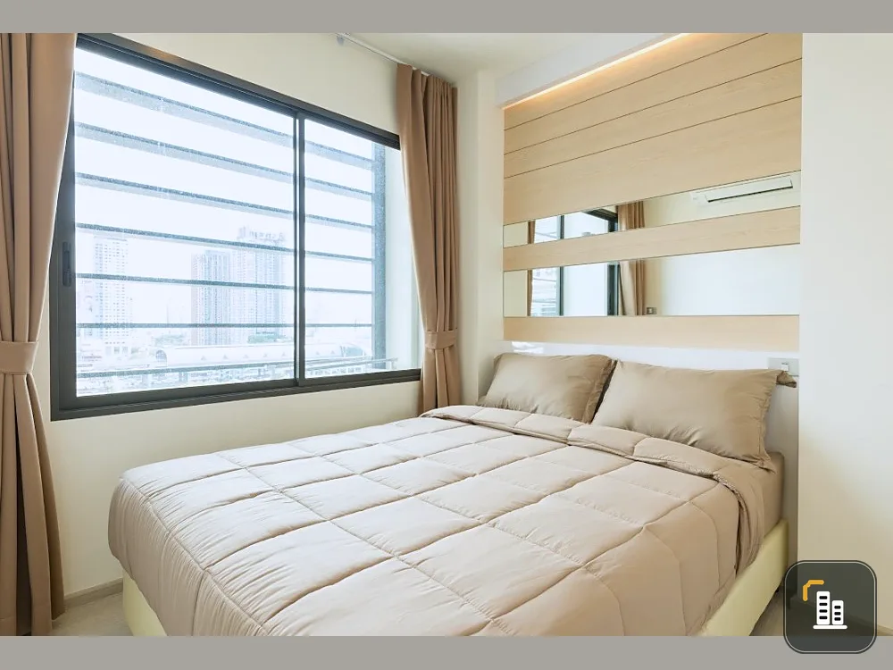 Condo for sale, Rhythm Asoke, 2 high floors, city view, minimalist decorated room, very minimalist, very comfortable to sleep, good like this, hurry a