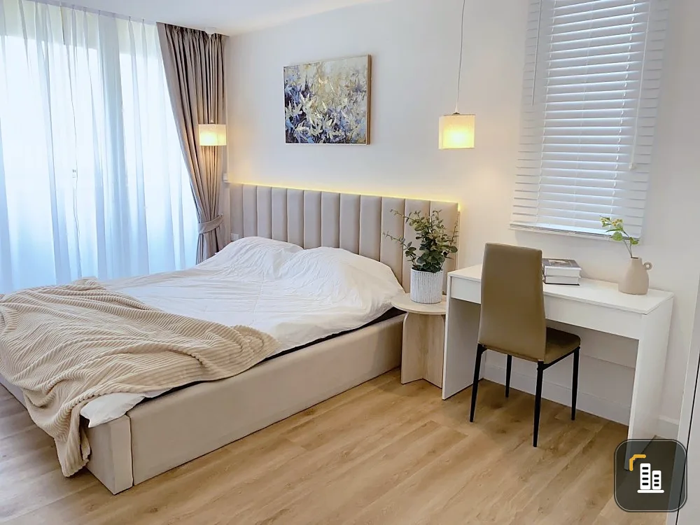 For sale: M Society Condominium, built-in, comfortable bed, nice sofa to sit on. Just come and move in.