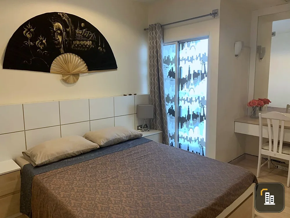 For sale and rent, Fifty Nine Heritage Sukhumvit 59, room decorated in comfortable color tones. Already feel comfortable, nice to sleep, reserve quick