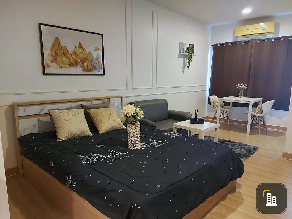 Condo for sale, A Space Sukhumvit 77, room ready to move in. Fully furnished, nice to sleep in, just come and move in.