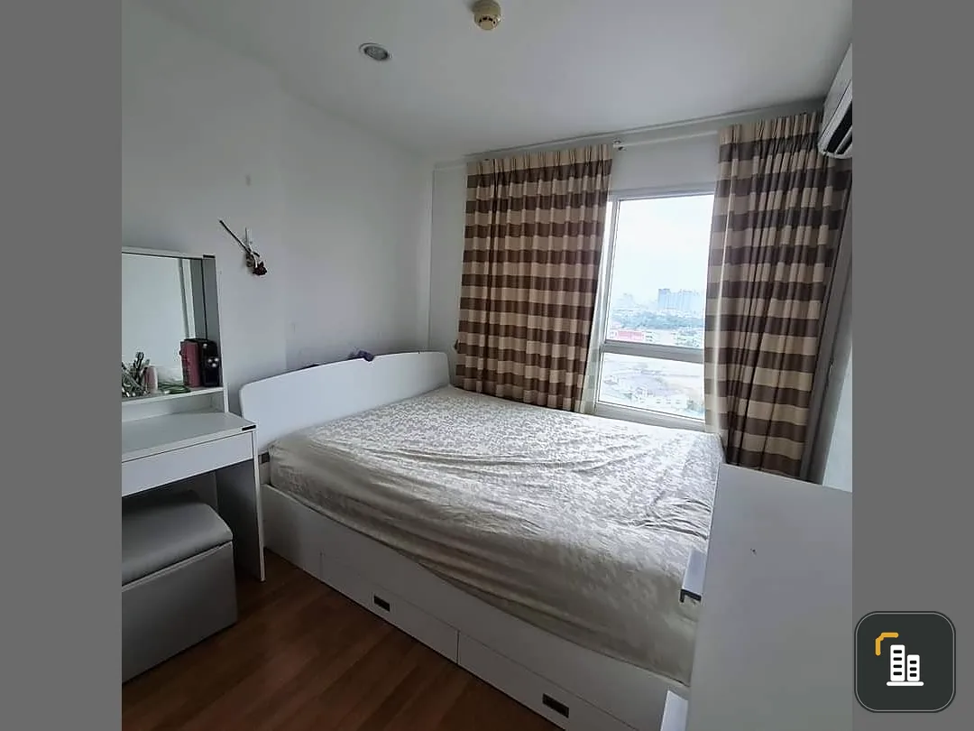 Condo for sale Lumpini Place Suksawat-Rama 2, fully furnished, 14th floor, north side, river view, don't miss it.