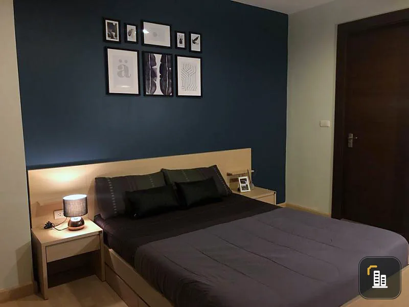 For rent Rhythm Ratchada, beautiful room New interior, 1 bedroom, fully furnished, happy atmosphere, hurry up, don't miss it!
