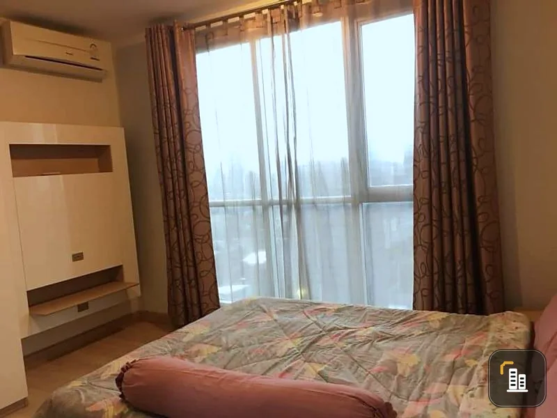 For rent Rhythm Ratchada, beautiful room great atmosphere The most spacious room, 1 bedroom, fully furnished, finish here.