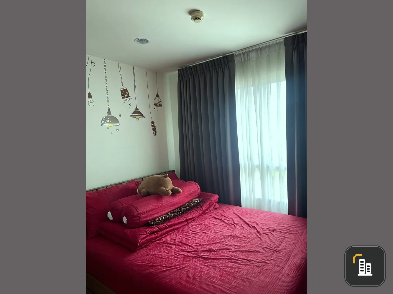 Condo for sale Lumpini Ville On Nut-Pattanakarn Easy to decorate color tones Fully furnished and electrical appliances. Reserve now.
