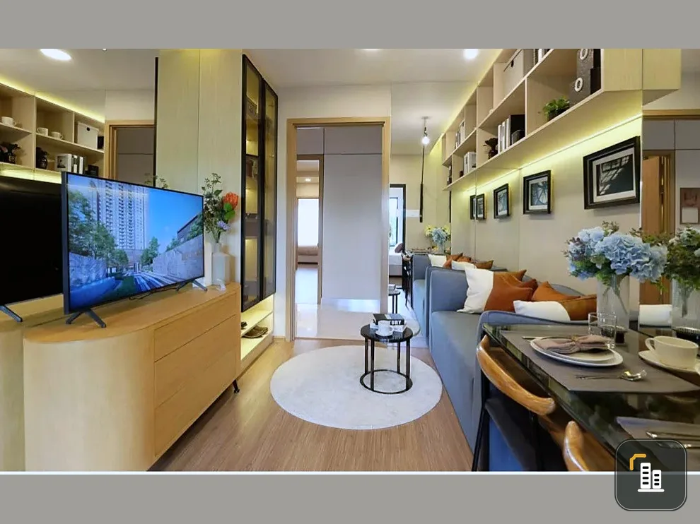 Down payment for sale, The Livin Ramkhamhaeng, 23rd floor, swimming pool view, good project, nice location, hurry and reserve now, don't miss it.