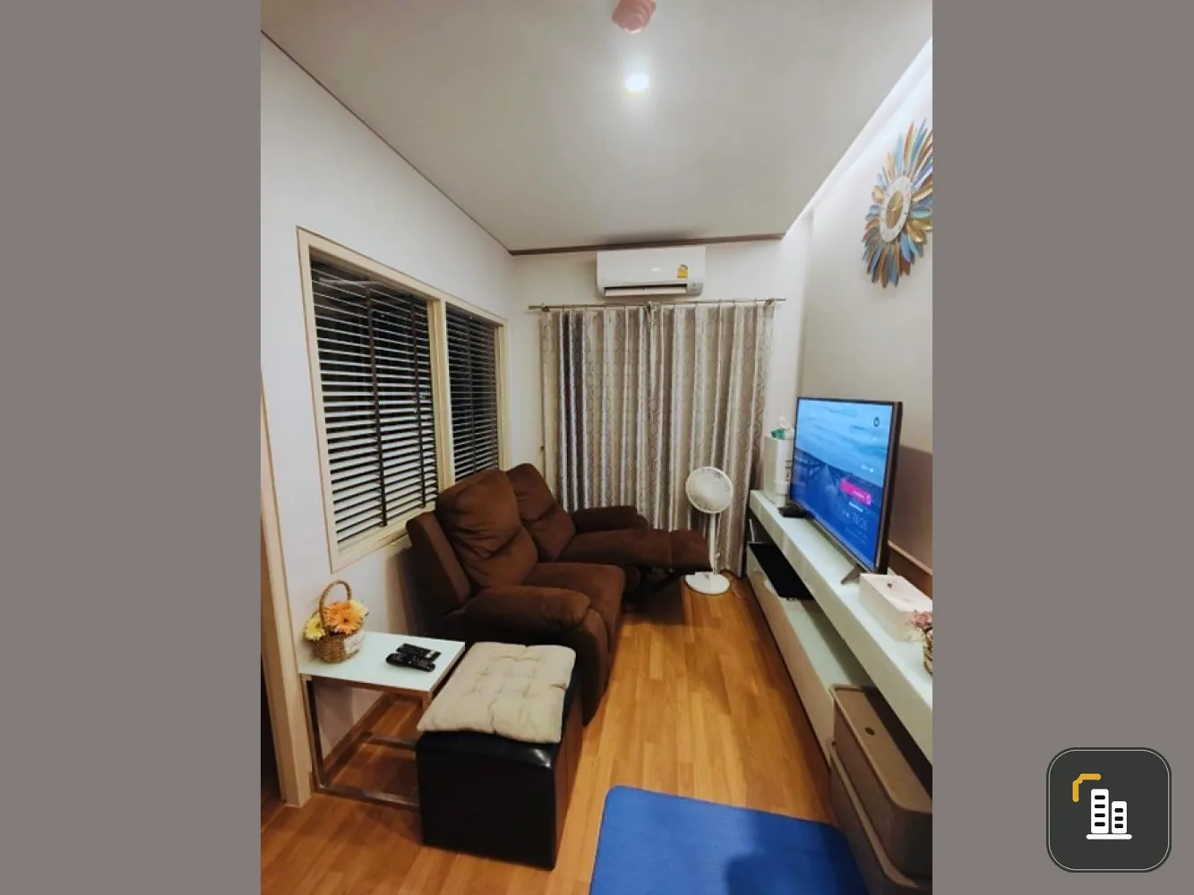 For sale: Lumpini Park Vibhavadi-Chatuchak, 19th floor, fully furnished room, ready to move in. If interested, hurry and reserve now. Don't miss it.