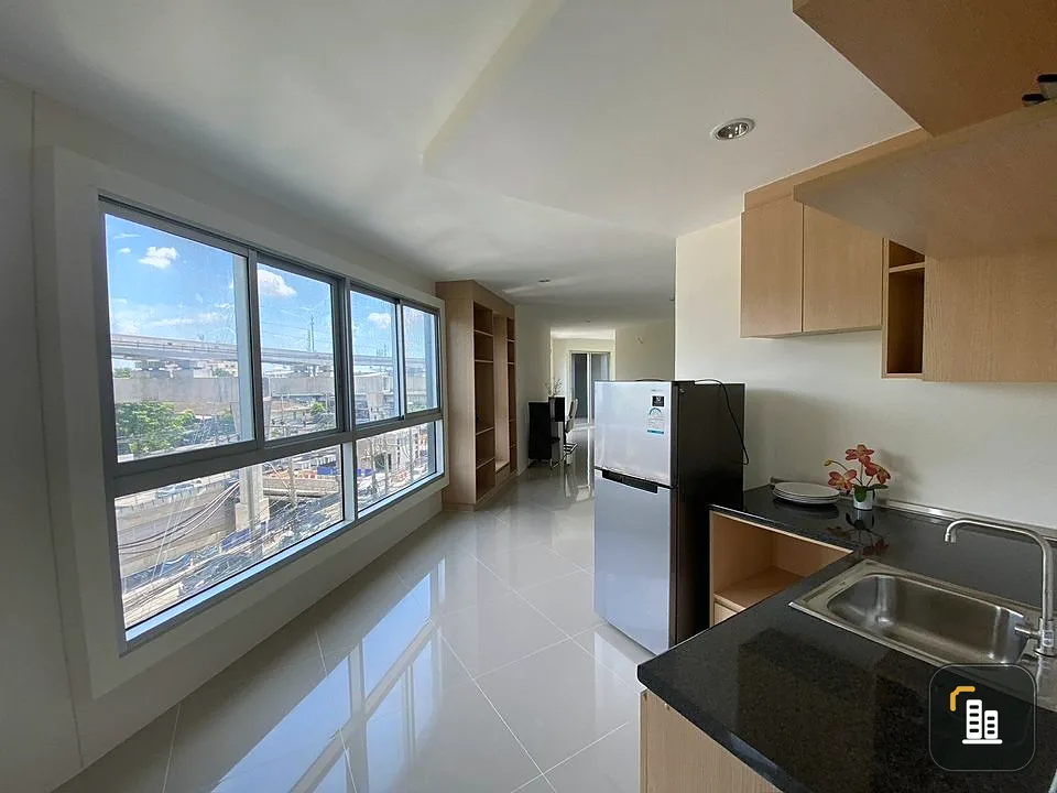 Condo for sale, Assakan Place Srinakarin, 2 bedrooms, 1 bathroom, nice room, beautiful view, not blocked, reserve now.