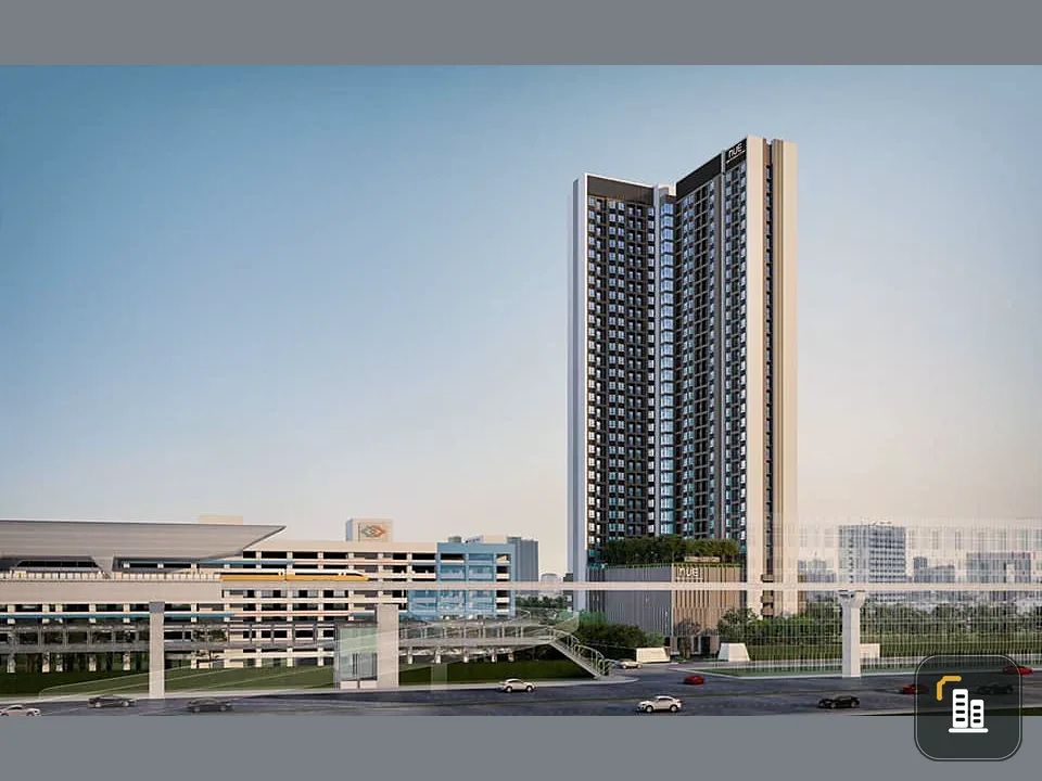Condo down payment for sale, New Noble Ratchada - Lat Phrao, studio room, 6th floor, ready, hurry and reserve it as an owner.