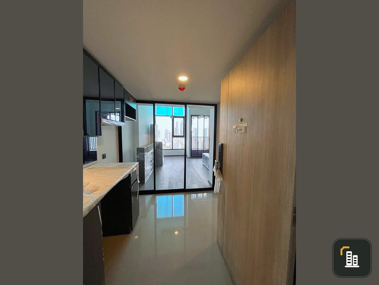 For sale: Down Park Origin Chula Samyan, Duplex room, Mahanakhon building view, 25th floor. Hurry and reserve before you miss out.