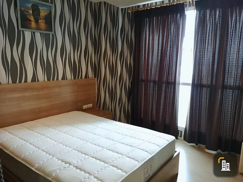 For rent!! Condo Rhythm Ratchada-Huai Khwang, 27th floor, very beautiful room, full furniture, book now, don't miss it!!