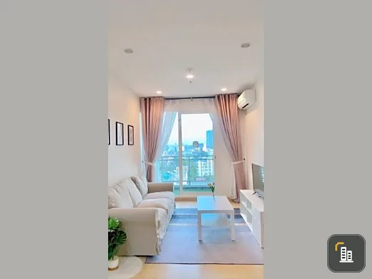 For sale, for rent, Supalai Lite Ratchada-Narathiwat-Sathorn, 12A floor, spacious room. Decorated with good style. If you don't reserve, you'll miss a